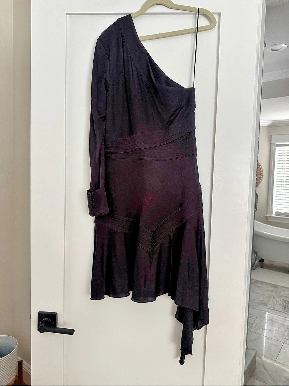 Alexis One Shoulder Black dress XS